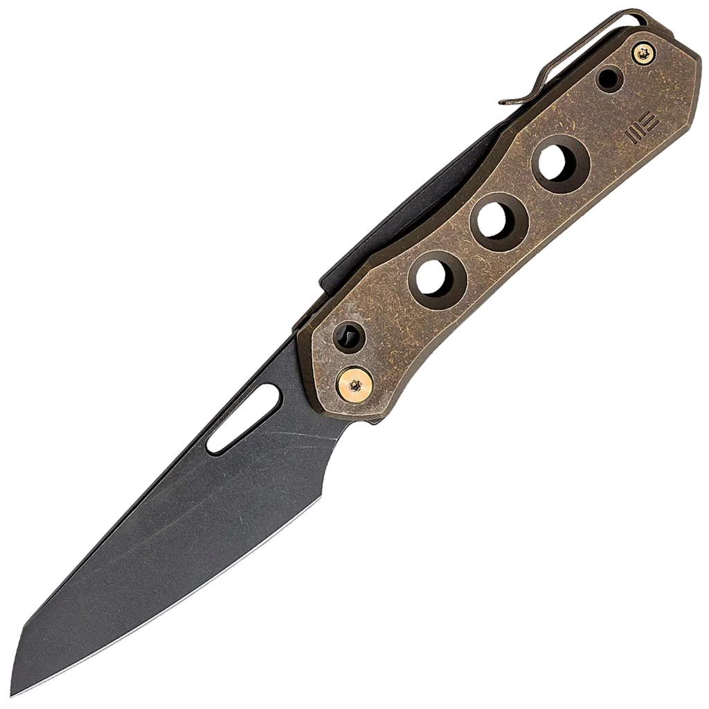 We Knife Vision R Superlock Folding Knife - Bronze Titanium