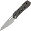 We Knife Vision R Superlock Folding Knife - Tiger Stripe Flamed Titanium