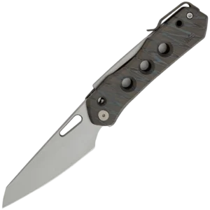 We Knife Vision R Superlock Folding Knife - Tiger Stripe Flamed Titanium