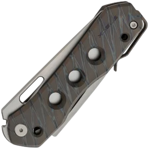 Alternative view of We Knife Vision R Superlock Folding Knife - Tiger Stripe Flamed Titanium