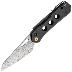 We Knife Vision R Superlock Folding Knife - Damasteel