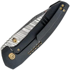 Alternative view of We Knife Trogon - Titanium Handle (3.2" Damasteel Blade)