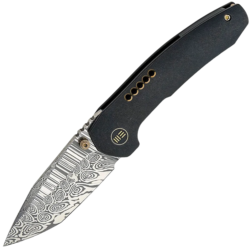 We Knife Trogon - Titanium Handle (3.2" Damasteel Blade)