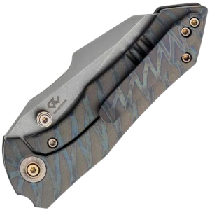 Alternative view of We Knife High-Fin - Tiger Stripe Flamed Titanium