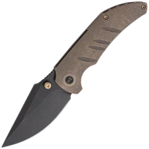 We Knife Riff-Raff Bronze Titanium Handle