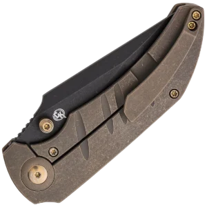 Alternative view of We Knife Riff-Raff Bronze Titanium Handle