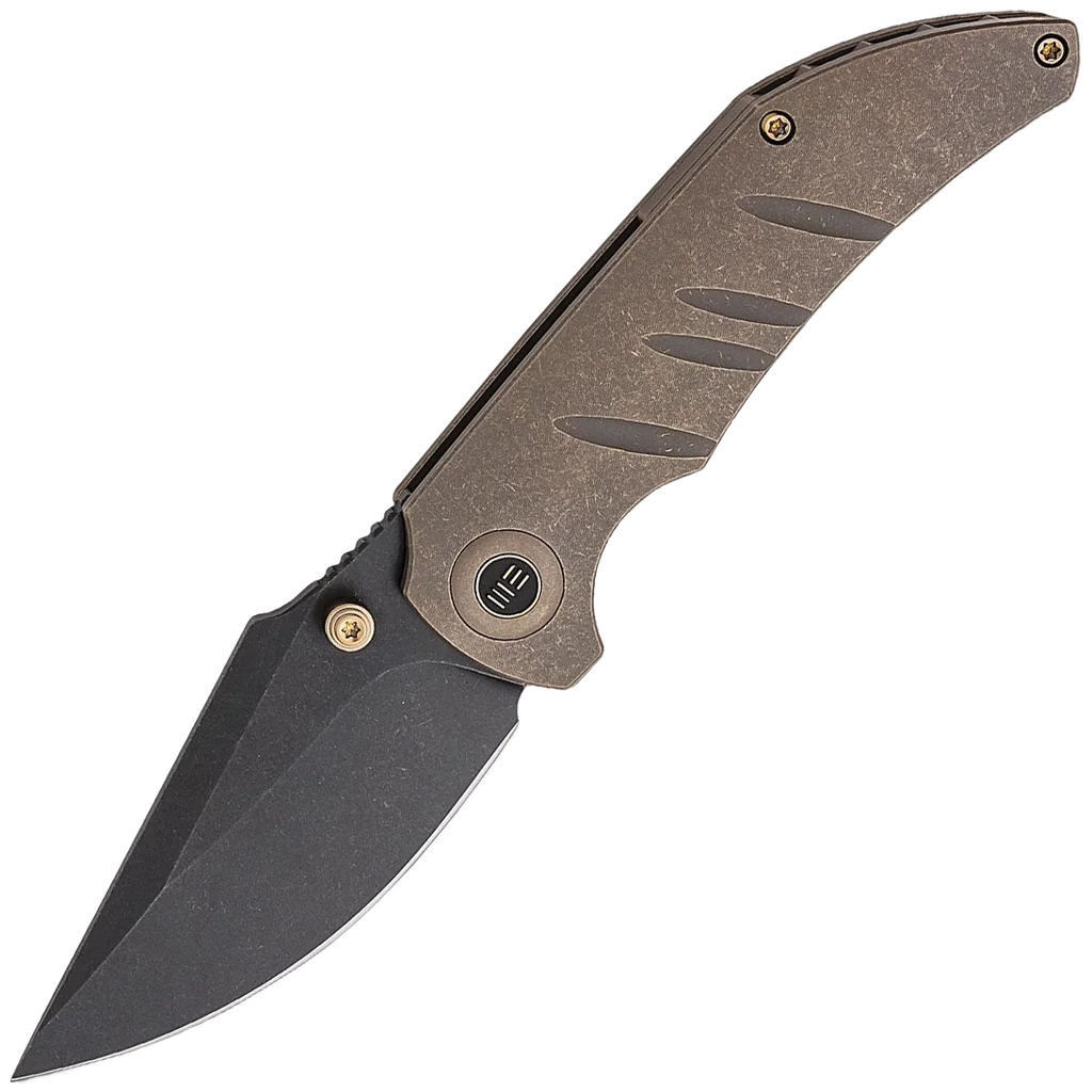 We Knife Riff-Raff Bronze Titanium Handle