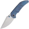 We Knife Riff-Raff Blue Titanium Handle
