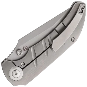 Alternative view of We Knife Riff-Raff Bead Blasted Titanium Handle