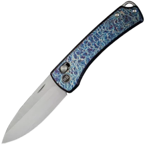 We Knife Nightblade Crossbar Lock Knife - Flamed Titanium