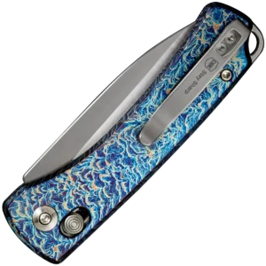 Alternative view of We Knife Nightblade Crossbar Lock Knife - Flamed Titanium