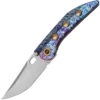 We Knife Attor - Flamed One-Piece Titanium Handle