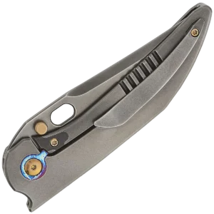 Alternative view of We Knife Attor - Polished Gray Titanium Handle