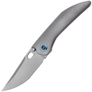 We Knife Attor - Bead Blast Titanium Handle