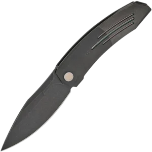 We Knife Sine Wave - 3.98" Black Titanium Handle