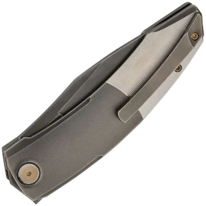 Alternative view of We Knife Sine Wave - 3.98" Polished Grey/Satin Titanium Handle