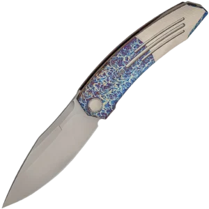 We Knife Sine Wave - 3.98" Flamed Titanium Handle
