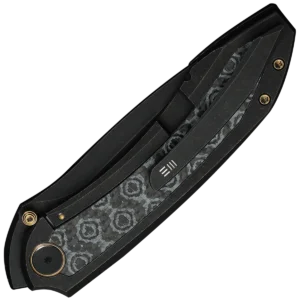Alternative view of We Knife Winsome 3.74" - G10 and Rose Pattern Carbon Fiber Handle