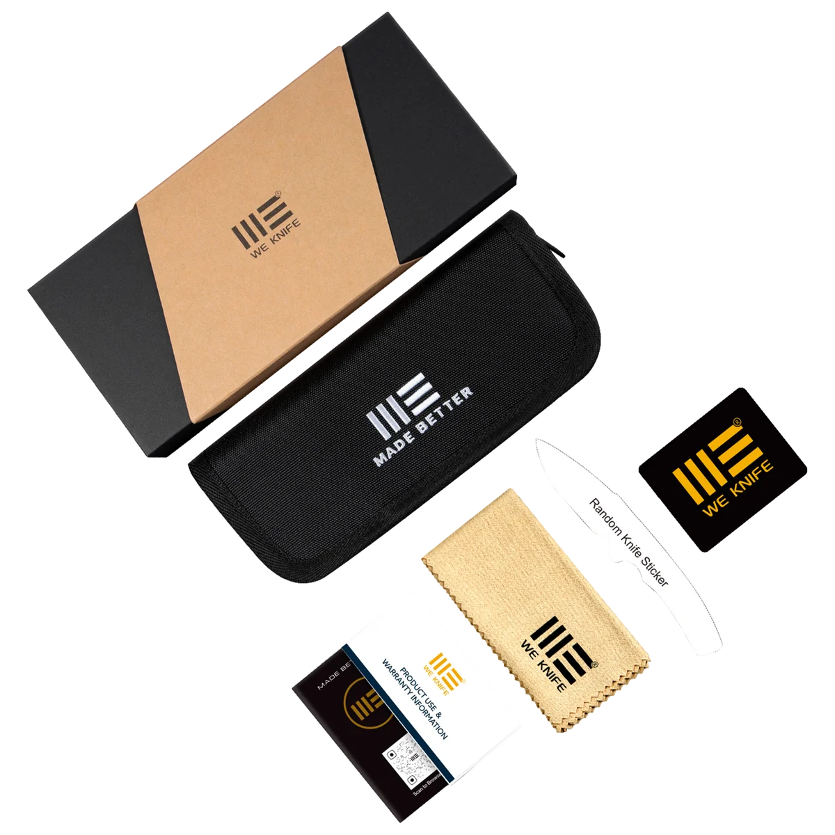 We Knife Winsome 3.74" - G10 and Rose Pattern Carbon Fiber Handle - Image 4