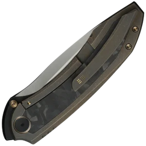 Alternative view of We Knife Winsome 3.74" - Bronze Titanium/Marble Carbon Fiber Handle