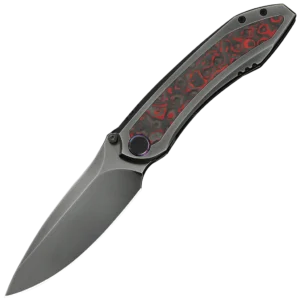 We Knife Winsome 3.74" - Titanium/Lava Flow Fat Carbon Fiber Handle