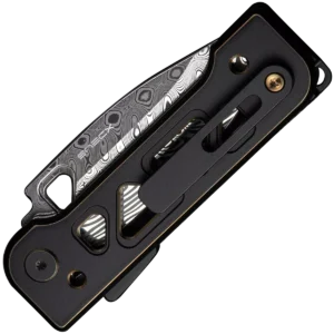 Alternative view of We Knife Tyro Superlock Knife - Hakkapella Damasteel