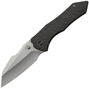 We Knife High-Fin XL Tiger Strip Titanium/Bead Blasted CPM 20CV