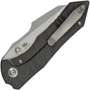 Alternative view of We Knife High-Fin XL Tiger Strip Titanium/Bead Blasted CPM 20CV