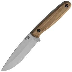 ZA-PAS Wave, 80CrV2, Ash Wood Handle & Black Leather Sheath