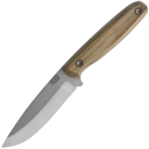 ZA-PAS Wave, X50CrMoV15, Ash Wood Handle & Black Leather Sheath