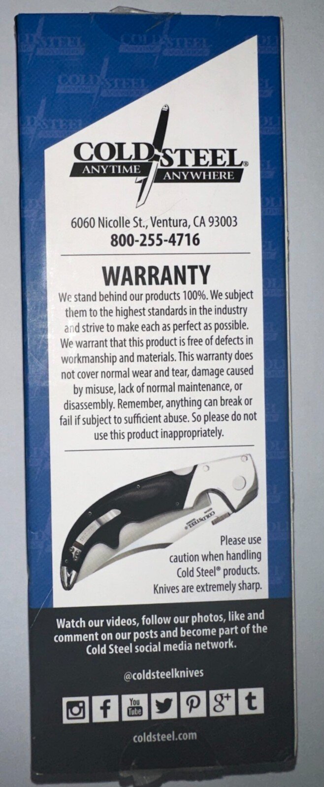 Cold Steel Espada Large (S&D Grade - Overall: B) - Image 3