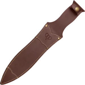 Alternative view of Cudeman Olive Wood Spear Point Hunting Knife 104-L