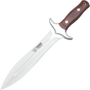Cudeman Red Pakkawood Spear Point Hunting Knife 104-R