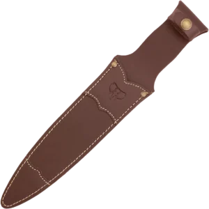 Alternative view of Cudeman Olive Wood Spear Point Hunting Dagger 105-L