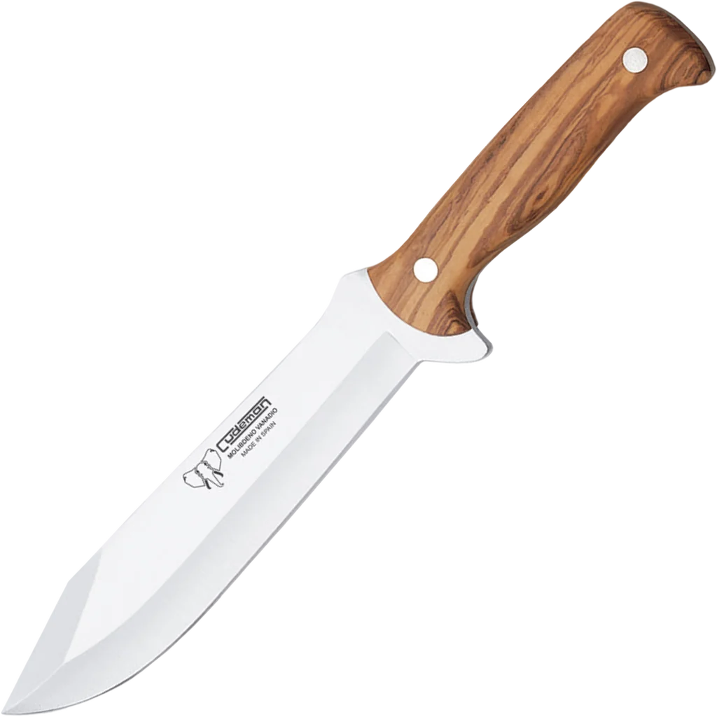 Cudeman 117-L Olive Wood Hunting Knife