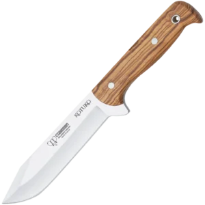 Cudeman Olive Wood Hunting Knife 119-L
