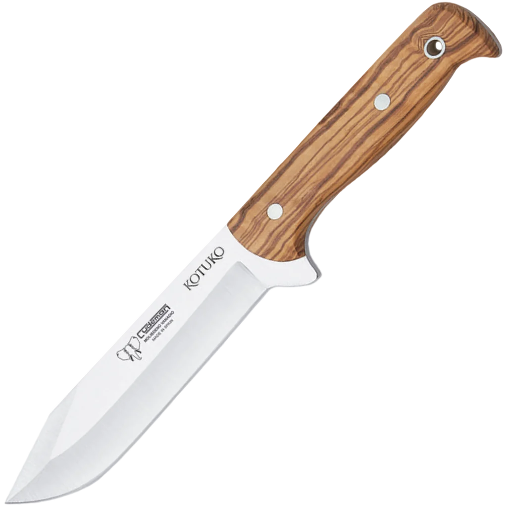 Cudeman Olive Wood Hunting Knife 119-L