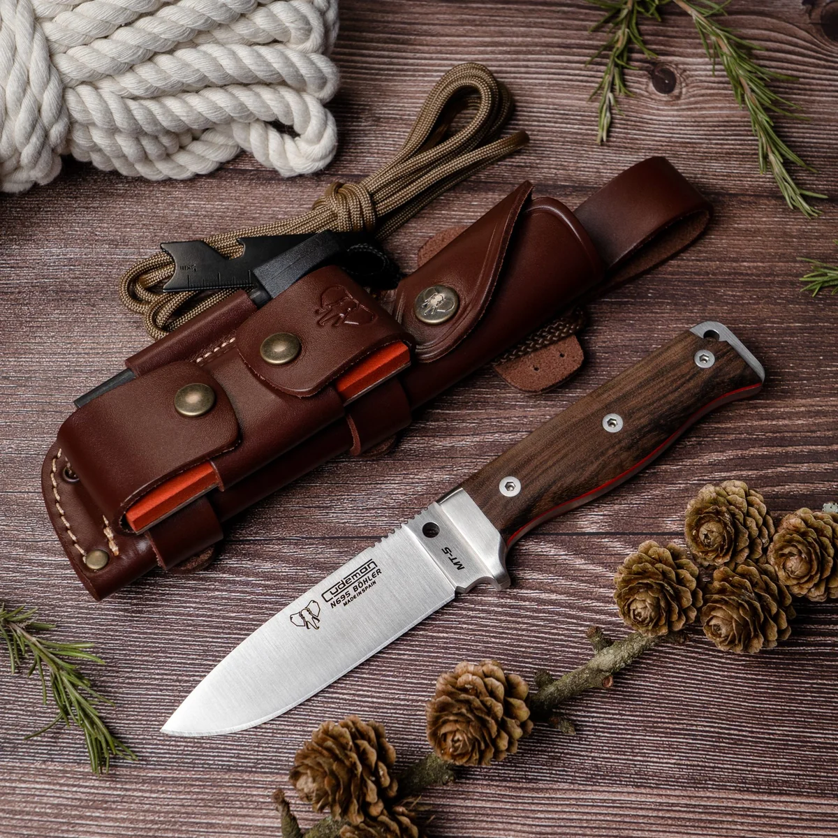 Cudeman Bushcraft MT-5 Walnut w/Kit - Image 4