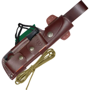 Alternative view of Cudeman JJSK-2 Survival Knife Brown w/Kit