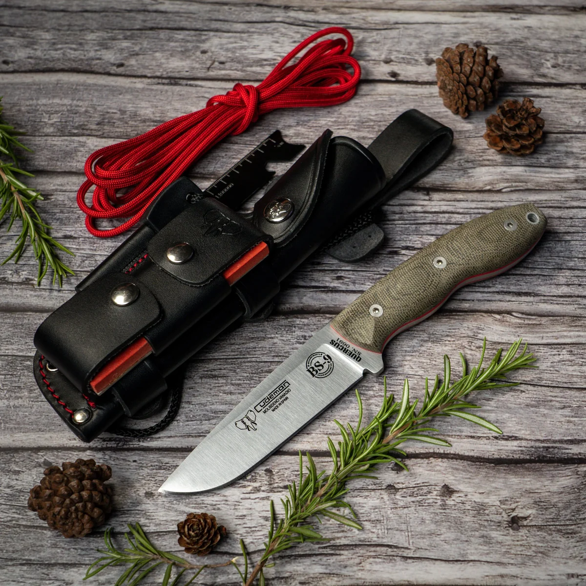 Cudeman Quercus Bushcraft Knife & Survival Kit - Image 3