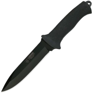 Cudeman Heavy Duty Rubber Survival Knife Black 177-N