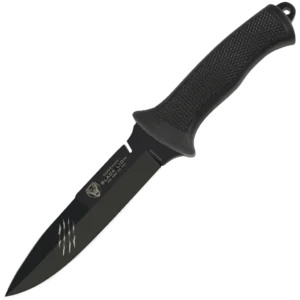Cudeman Heavy Duty Rubber Survival Knife Black Lion 177-P