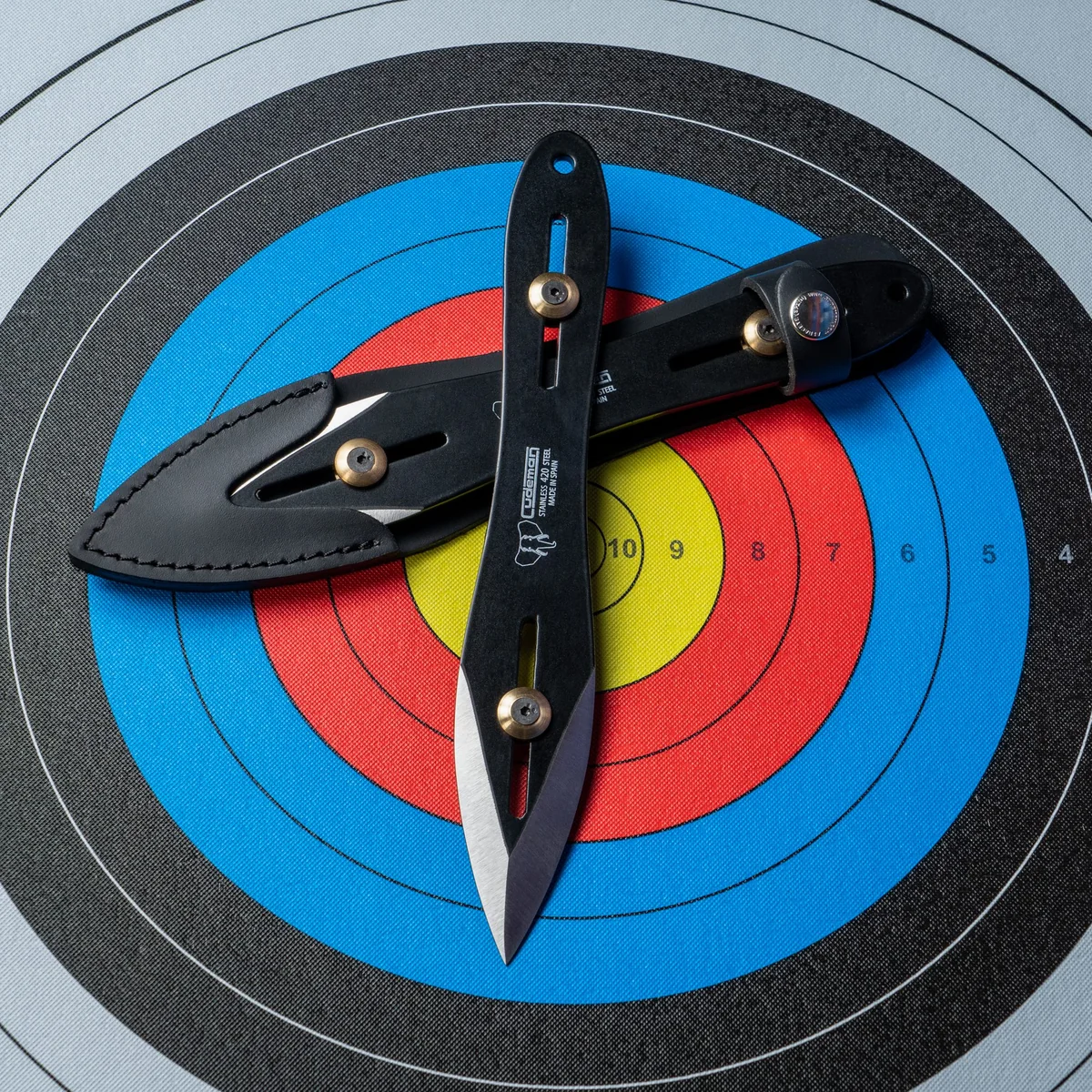 Cudeman Throwing Knife 10" Black - Image 2