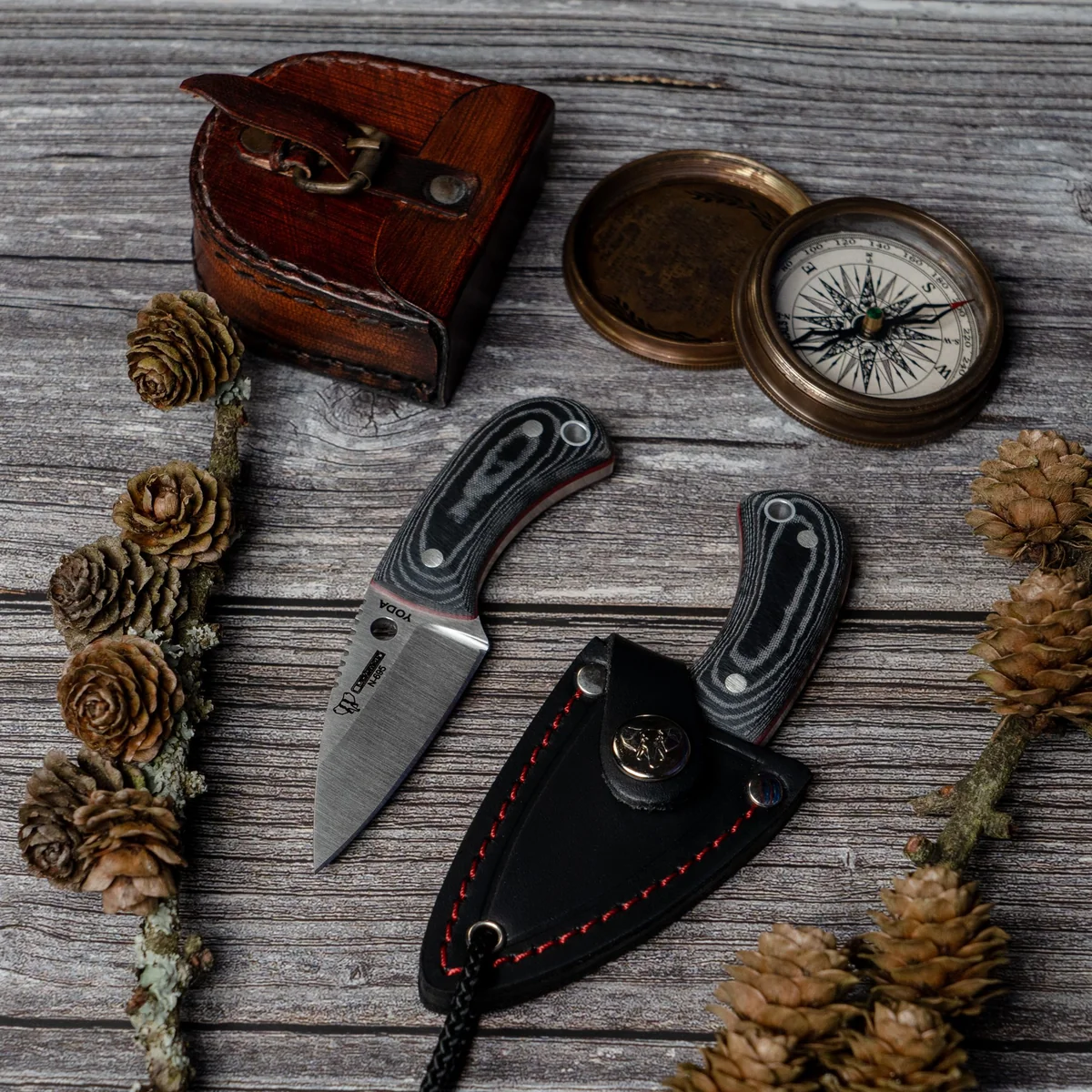 Cudeman 200-M Yoda Leather Sheath - Image 3