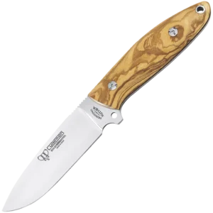 Cudeman Suther Olive Wood Fixed Blade Knife