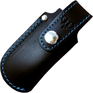 Alternative view of Cudeman Curly Birch Back Lock Folder with Leather Pouch