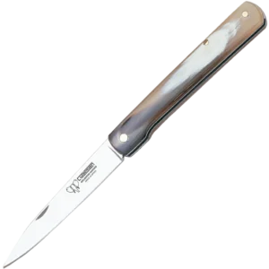 Cudeman Stilleto Pocket Knife with Bull horn handle 408-A
