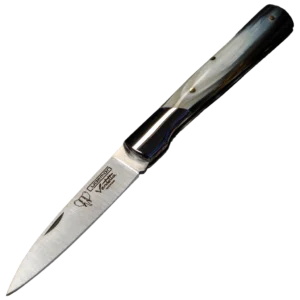 Cudeman 3.5" Bull Horn Pocket Knife with Sheath