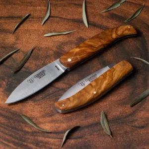 Alternative view of Cudeman Olive Wood Outdoor Pocket Knife