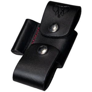 Cudeman Small Leather Adapter Loop - Red Stitching